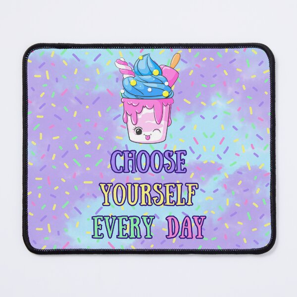 Item preview, Choose Yourself Every Day | Cute Ice Cream Self-Care Print – Sprinkle Motivation designed and sold by MagicContOasis.