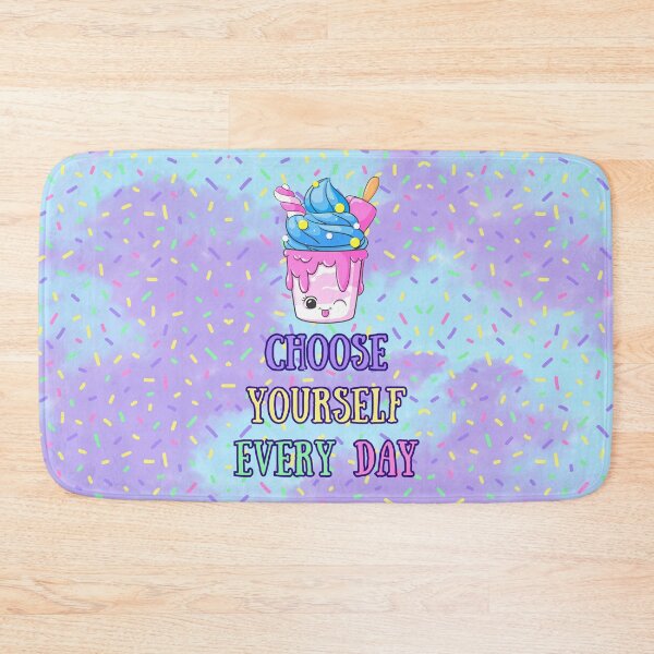 Item preview, Choose Yourself Every Day | Cute Ice Cream Self-Care Print – Sprinkle Motivation designed and sold by MagicContOasis.