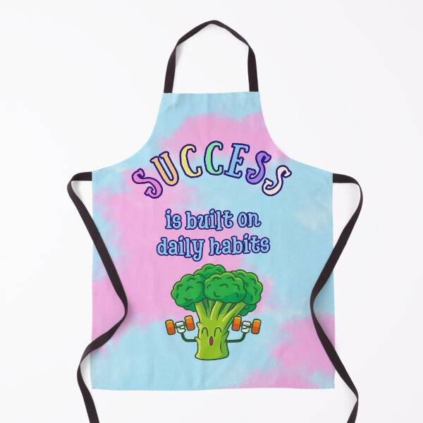 Item preview, Success is Built on Daily Habits – Motivational Broccoli Art | Positive Habit Reminder designed and sold by MagicContOasis.