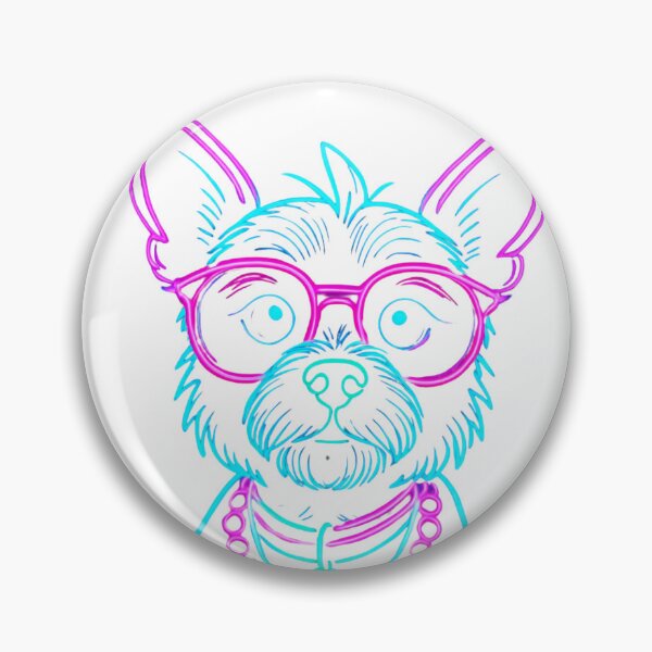 Item preview, Dapper Pup: Stylish Dog Line Art designed and sold by RKNTdesigns.