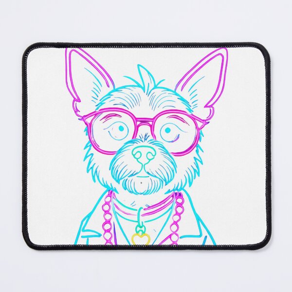 Item preview, Dapper Pup: Stylish Dog Line Art designed and sold by RKNTdesigns.