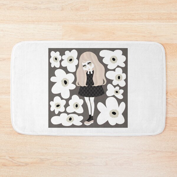 Item preview, Girl with Oversized Flowers designed and sold by Charidana.