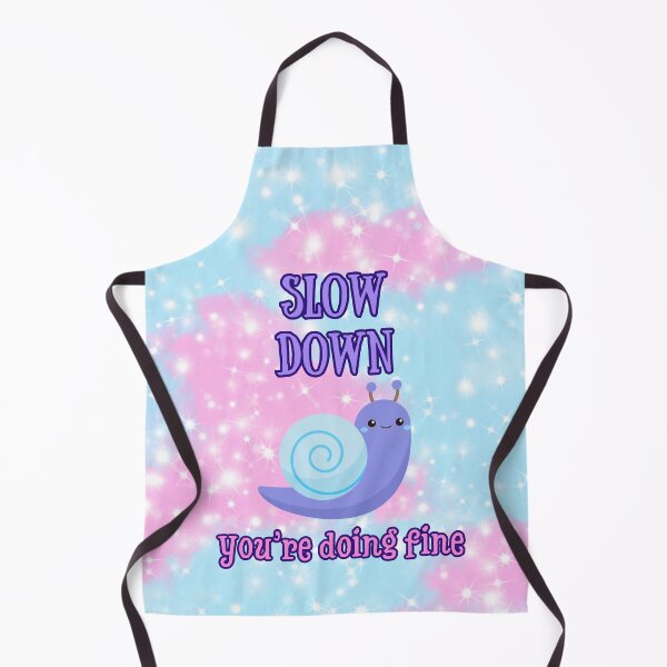 Item preview, Slow Down, You’re Doing Fine | Cute Snail Motivation Design designed and sold by MagicContOasis.