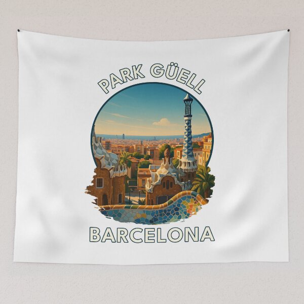 Item preview, Park Güell Barcelona – Gaudí Architecture & Mediterranean Art designed and sold by inkNext.