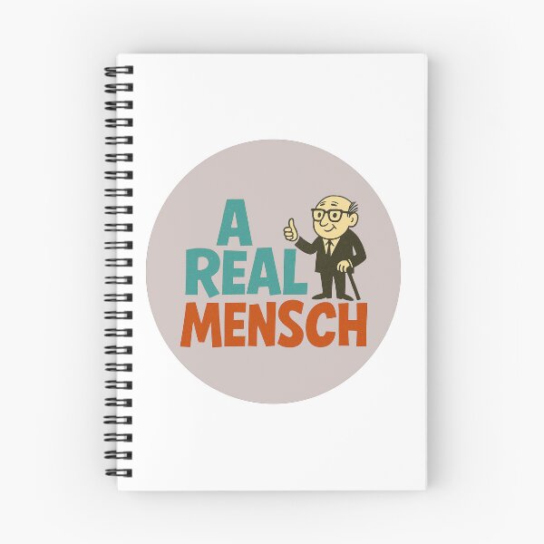 Item preview, A Real Mensch – Vintage Yiddish Good Guy Vibes designed and sold by JRRouse.