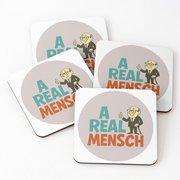 Item preview, A Real Mensch – Vintage Yiddish Good Guy Vibes designed and sold by JRRouse.