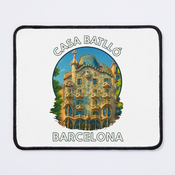 Item preview, Casa Batlló Barcelona – Antoni Gaudí Modernist Architecture Artwork designed and sold by inkNext.
