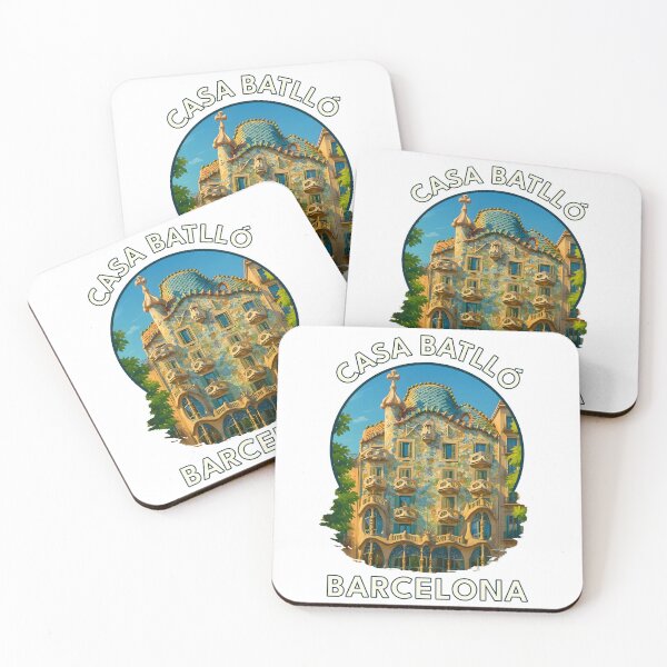 Item preview, Casa Batlló Barcelona – Antoni Gaudí Modernist Architecture Artwork designed and sold by inkNext.