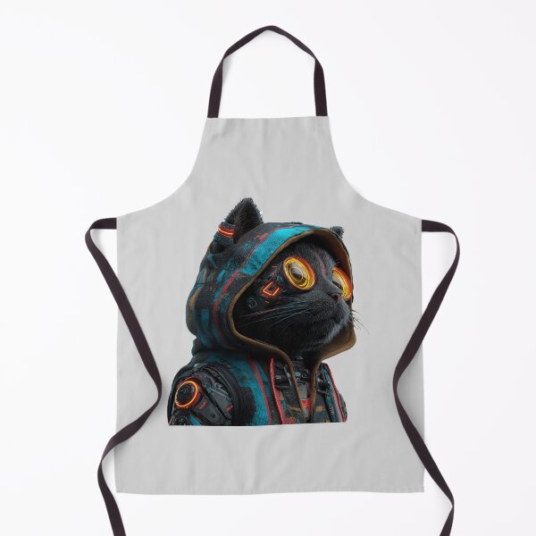 Item preview, Cyberpunk Cat with Neon Eyes, NFT Style designed and sold by VectiveLab.