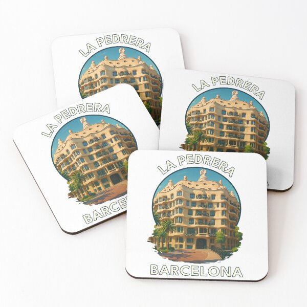 Item preview, La Pedrera Casa Milà Barcelona – Gaudí Architecture Rooftop Art designed and sold by inkNext.