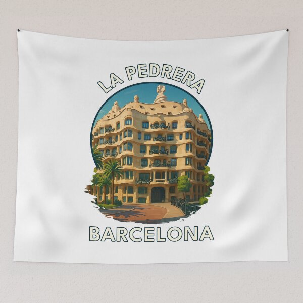 Item preview, La Pedrera Casa Milà Barcelona – Gaudí Architecture Rooftop Art designed and sold by inkNext.