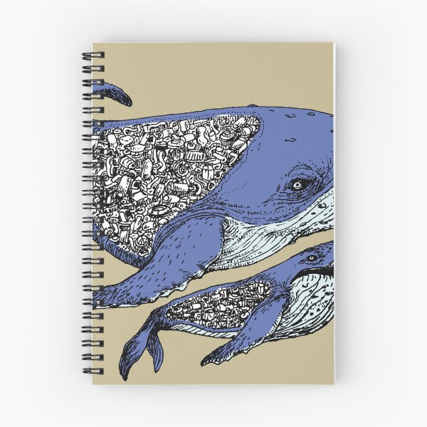 Item preview, Whales eating ocean waste designed and sold by Demellshoppe.