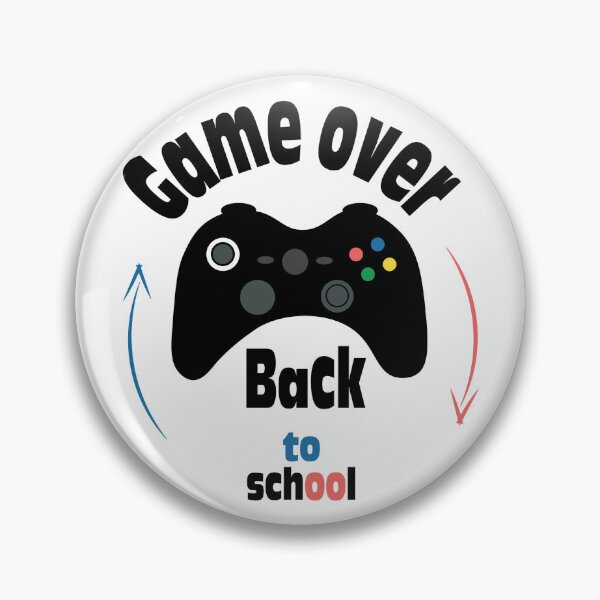 Item preview, Game Over Back to School – Funny Gamer Design designed and sold by HasHs.