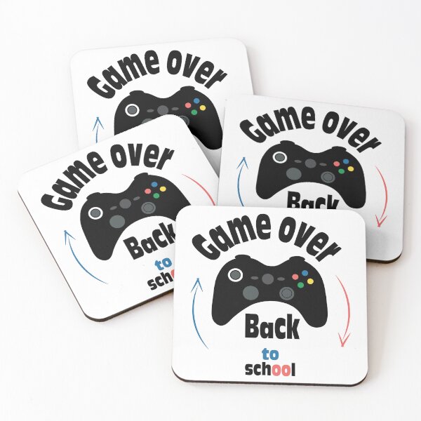 Item preview, Game Over Back to School – Funny Gamer Design designed and sold by HasHs.