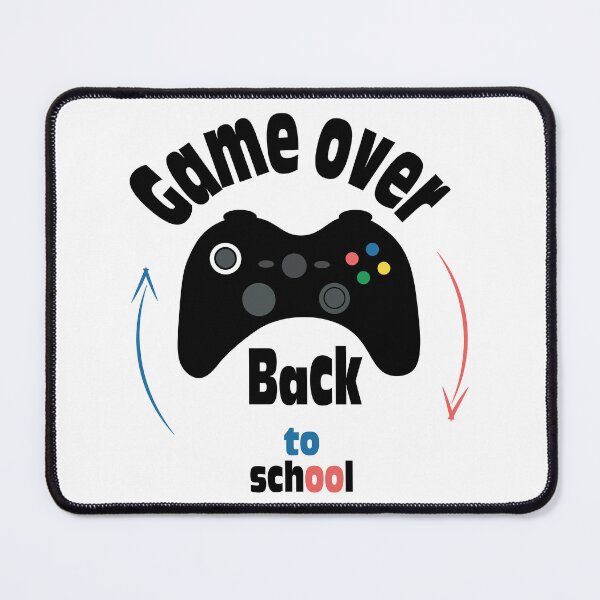 Item preview, Game Over Back to School – Funny Gamer Design designed and sold by HasHs.