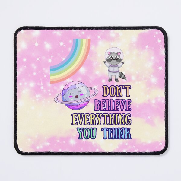Item preview, Don’t Believe Everything You Think | Mindset Galaxy Reminder designed and sold by MagicContOasis.