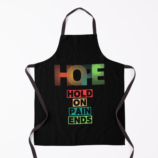 Item preview, HOPE Motivational Quote – Hold On Pain Ends – Inspirational Typography Design designed and sold by MP-GRAPHIXS.
