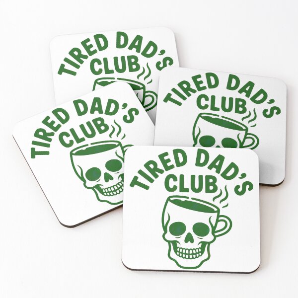 Item preview, Tired Dads Club Funny Fatherhood Parenting designed and sold by NWohiographics.