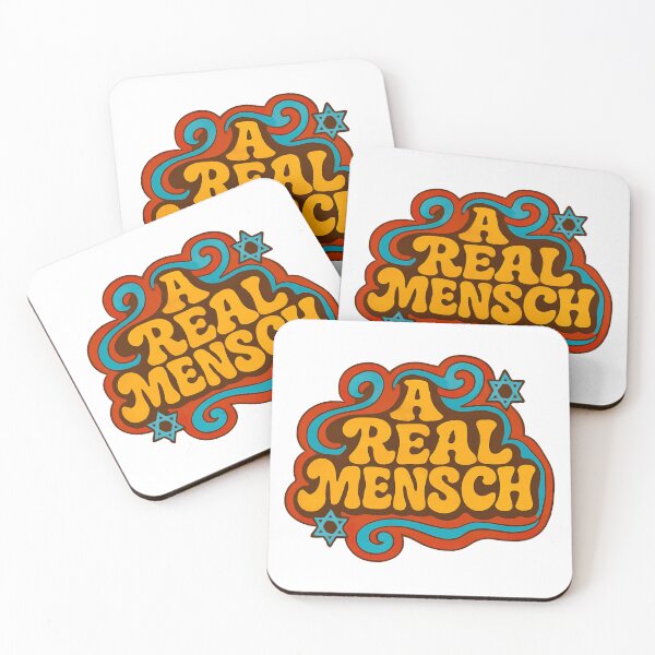 Item preview, A Real Mensch – Groovy 70s Yiddish Vibes designed and sold by JRRouse.