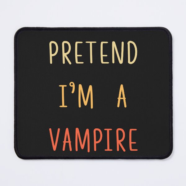 Item preview, Funny Halloween T-shirt "Pretend I'm a vampire" designed and sold by apple-tea.