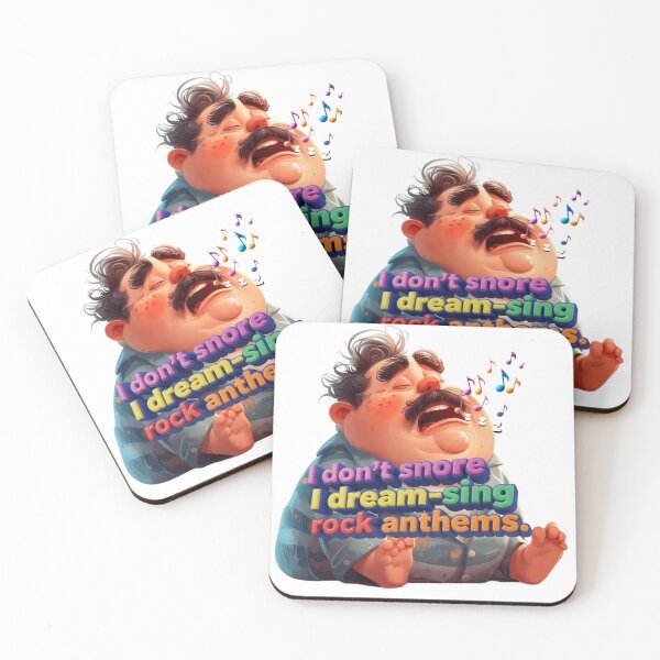 Item preview, I Don't Snore — I Dream-Sing Rock Anthems designed and sold by AleksKos.