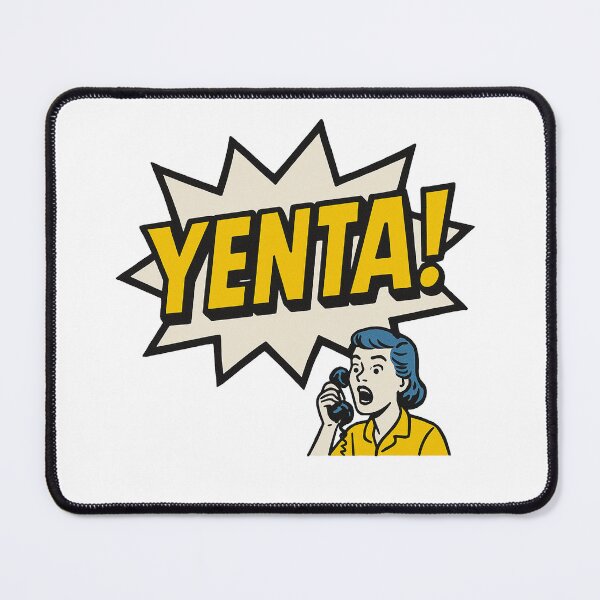 Item preview, YENTA! Comic Style Yiddish Gossip Tee designed and sold by JRRouse.