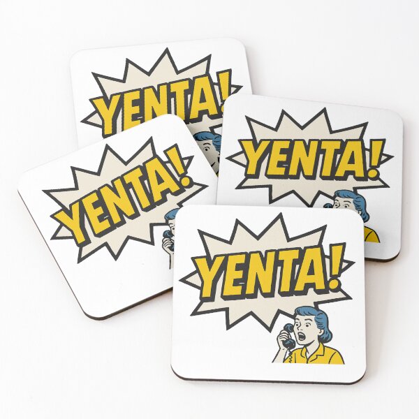Item preview, YENTA! Comic Style Yiddish Gossip Tee designed and sold by JRRouse.