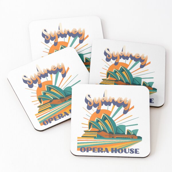 Item preview, Urban Retro Dreams – OPERA HOUSE - Sydney designed and sold by Earth Celebration Designs.