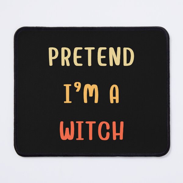 Item preview, Funny Halloween T-shirt "Pretend I'm a witch" designed and sold by apple-tea.
