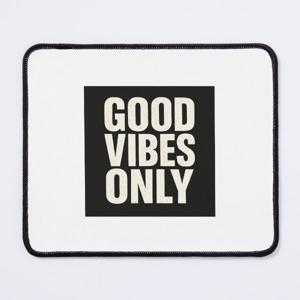Item preview, Good Vibes Only – Big Font Minimalist Statement designed and sold by Fleetwood1994.
