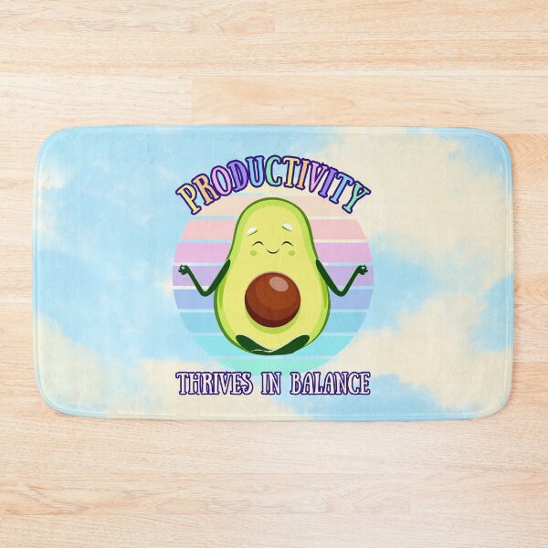 Item preview, Productivity Thrives in Balance – Cute Zen Avocado  designed and sold by MagicContOasis.