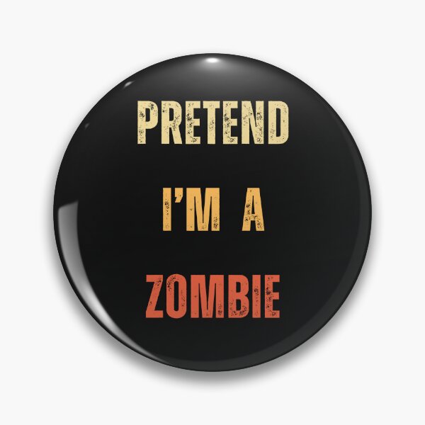 Artikelvorschau, Lustiges Halloween T-Shirt "Tu so, als wäre ich ein Zombie" entworfen und verkauft von apple-tea.