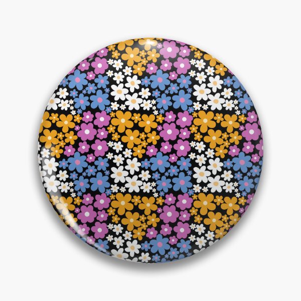 Item preview, Colorful floral pattern designed and sold by Letter & Petal.