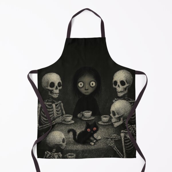 Item preview, Sydney and Her Cat: A Bone-Chilling Tea Party designed and sold by GlowFable.