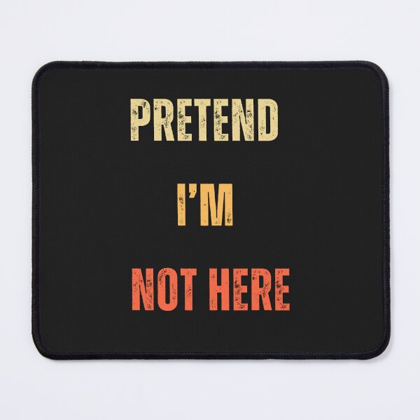 Item preview, Funny Halloween T-shirt "Pretend I'm not here" designed and sold by apple-tea.