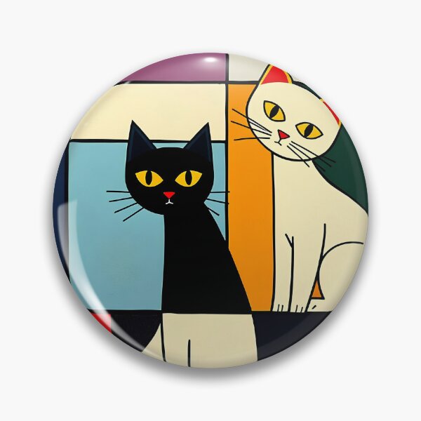 Item preview, Cats in a Modern Mondriani Style designed and sold by Erlin Rudho.