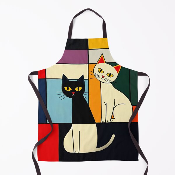 Item preview, Cats in a Modern Mondriani Style designed and sold by Erlin Rudho.