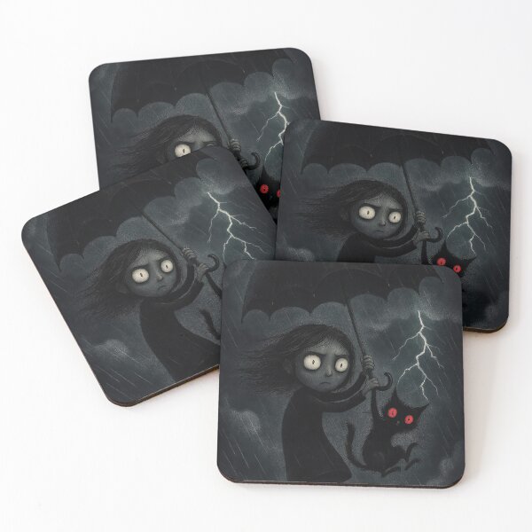 Item preview, Sydney and Her Cat: A Stormy Escape with a Cursed Umbrella designed and sold by GlowFable.
