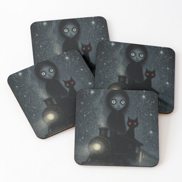 Item preview, Sydney and Her Cat: A Journey Through the Starry Abyss designed and sold by GlowFable.