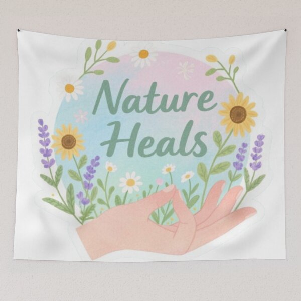 Item preview, Nature Heals Floral designed and sold by Lucky.Z.