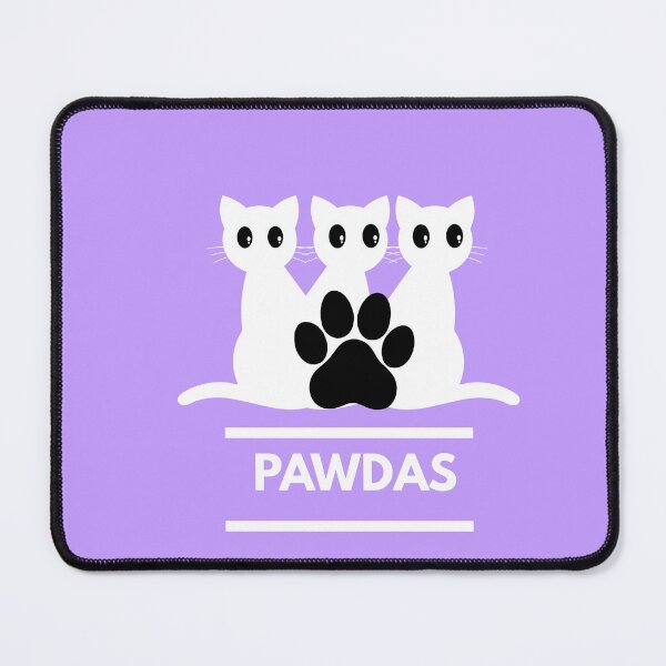Item preview, Cute Panda Cat Paw Print – Pawdas Sticker designed and sold by Honey & Sarcasm .