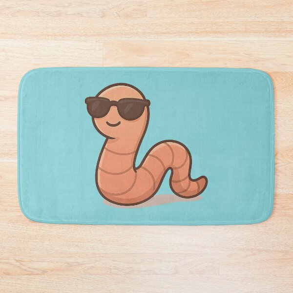 Item preview, Worm in sunglasses designed and sold by AwesomeBeyondLimits.