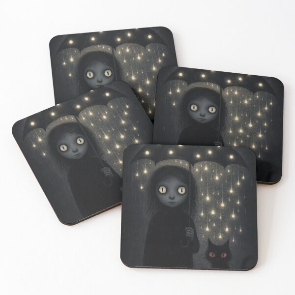 Item preview, Sydney and Her Cat: The Magical Glow of Raindrops designed and sold by GlowFable.