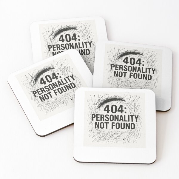 Item preview, Personality Not Found – Brutalist Chaos Edition designed and sold by Fleetwood1994.