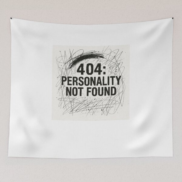 Item preview, Personality Not Found – Brutalist Chaos Edition designed and sold by Fleetwood1994.