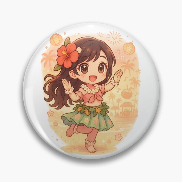 Item preview, Chibi Beach Dancer LuluLuau designed and sold by ChibiMoods.