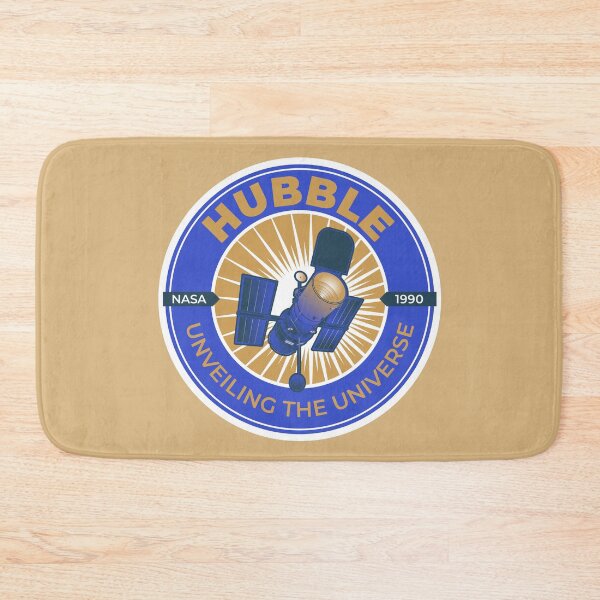 Item preview, Hubble Space Telescope. NASA 1990 Commemorative Badge designed and sold by BGALAXY.