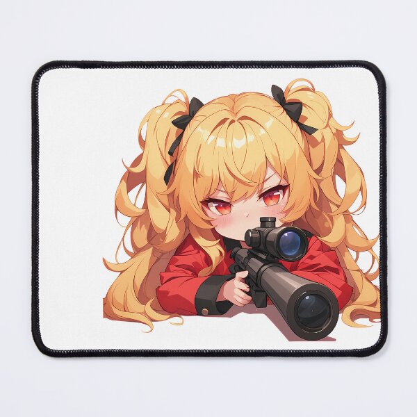 Item preview, Compulsive Chibi Mary Saotome Kakegurui Sniper Cute designed and sold by Williamhallano.