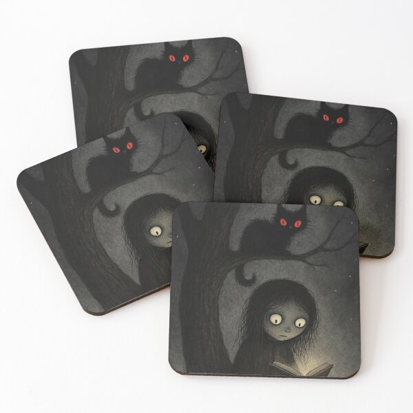 Item preview, Sydney and Her Cat: A Midnight Tale Under the Moonlit Tree designed and sold by GlowFable.