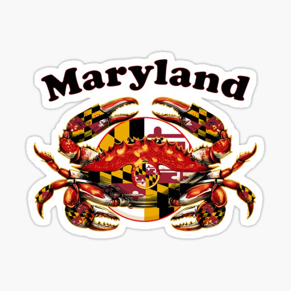 Item preview, Maryland Flag Crab designed and sold by Aroraskill.